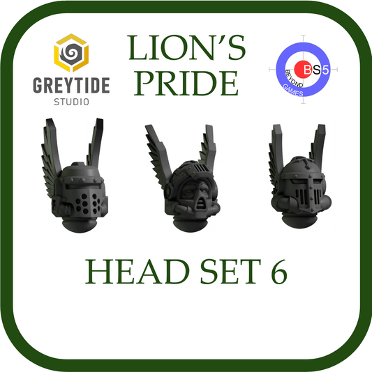 Head Set 6 - Lion's Pride - Greytide Studio