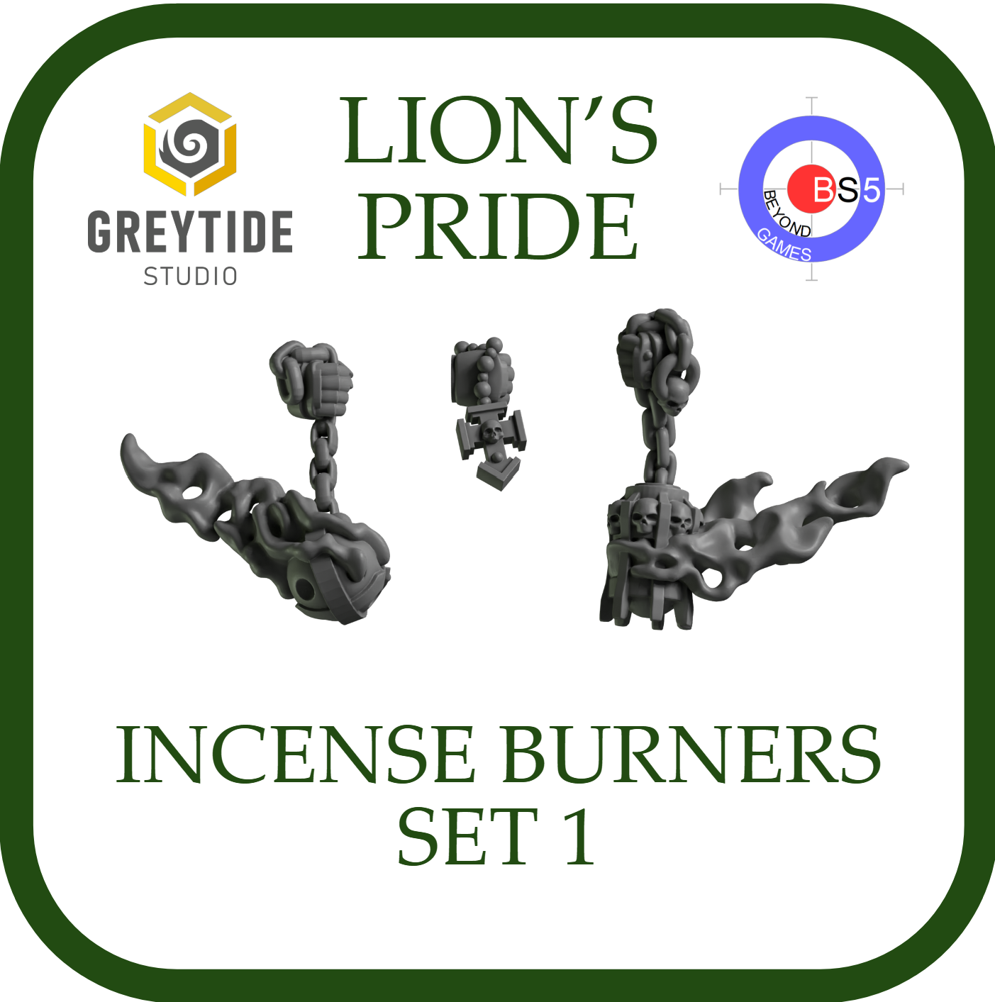 Brûleurs d'encens - Lion's Pride - Greytide Studio