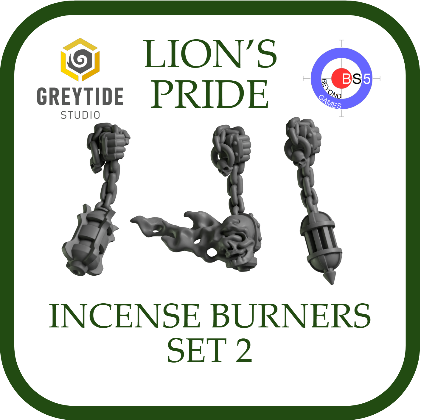 Brûleurs d'encens - Lion's Pride - Greytide Studio