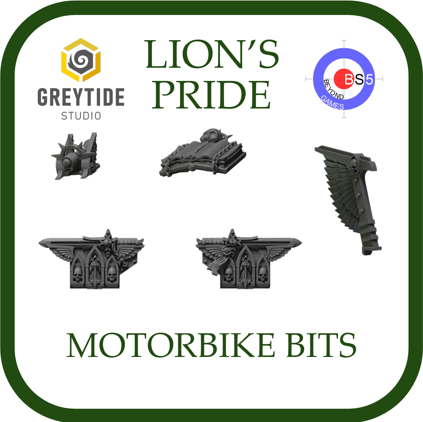 Motorbike Bits - Lion's Pride - Greytide Studio