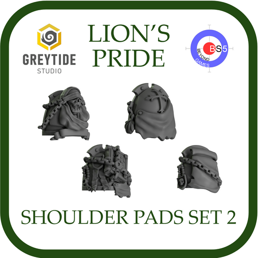 Épaulettes Set 2 - Lion's Pride - Greytide Studio