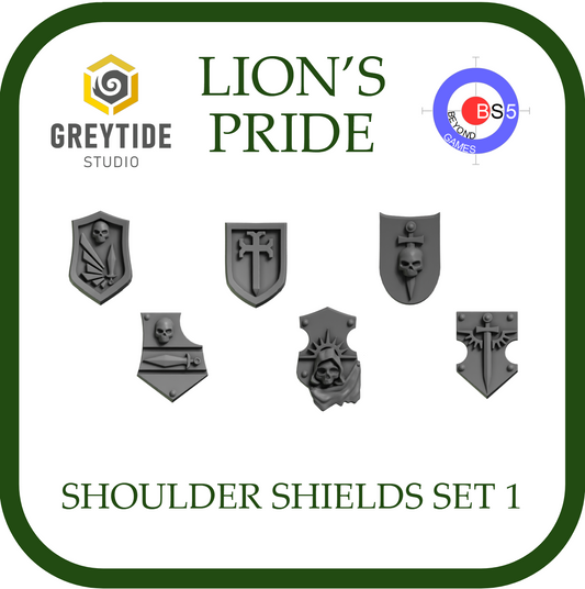 Boucliers d'épaule Set 1 - Lion's Pride - Greytide Studio