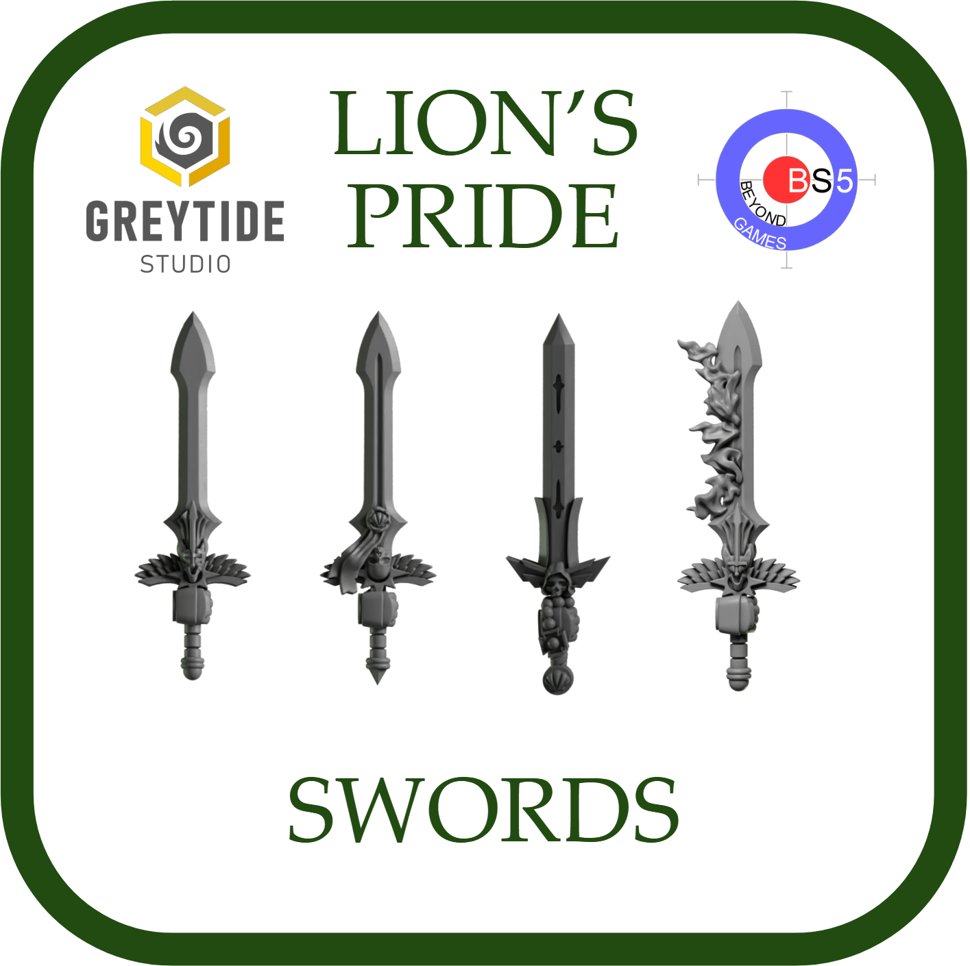 Swords - Lion's Pride - Greytide Studio