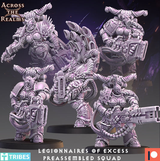 Legionnaires of Excess Preassembled Squad - Legion of Excess - Across the Realms