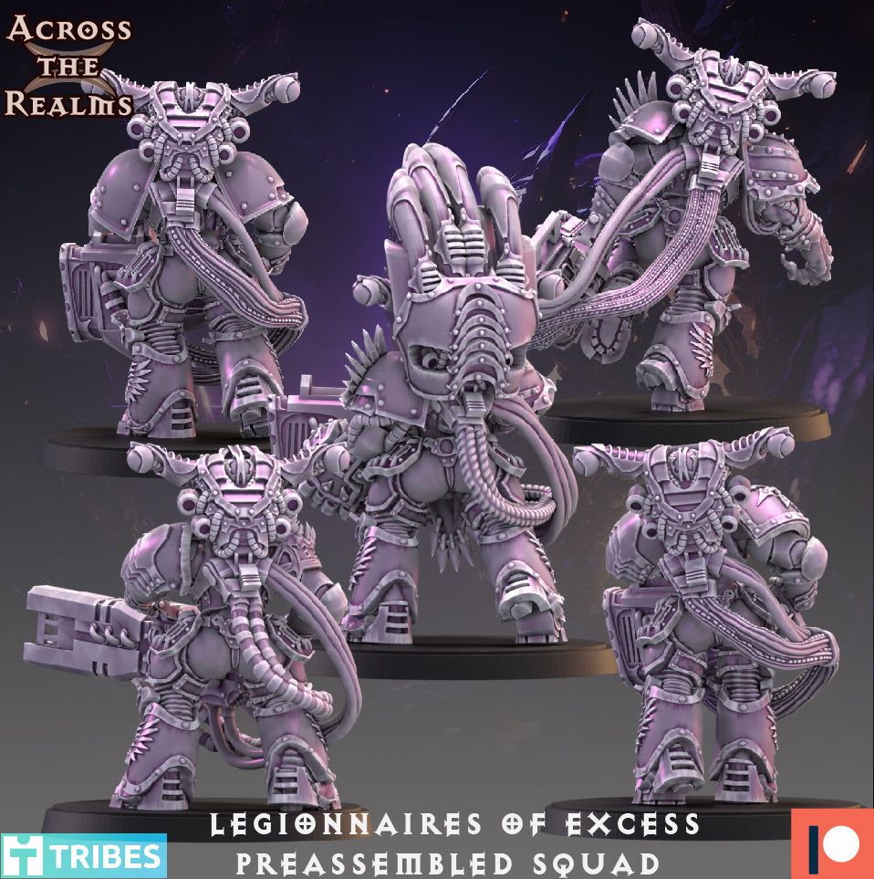 Legionnaires of Excess Preassembled Squad - Legion of Excess - Across the Realms