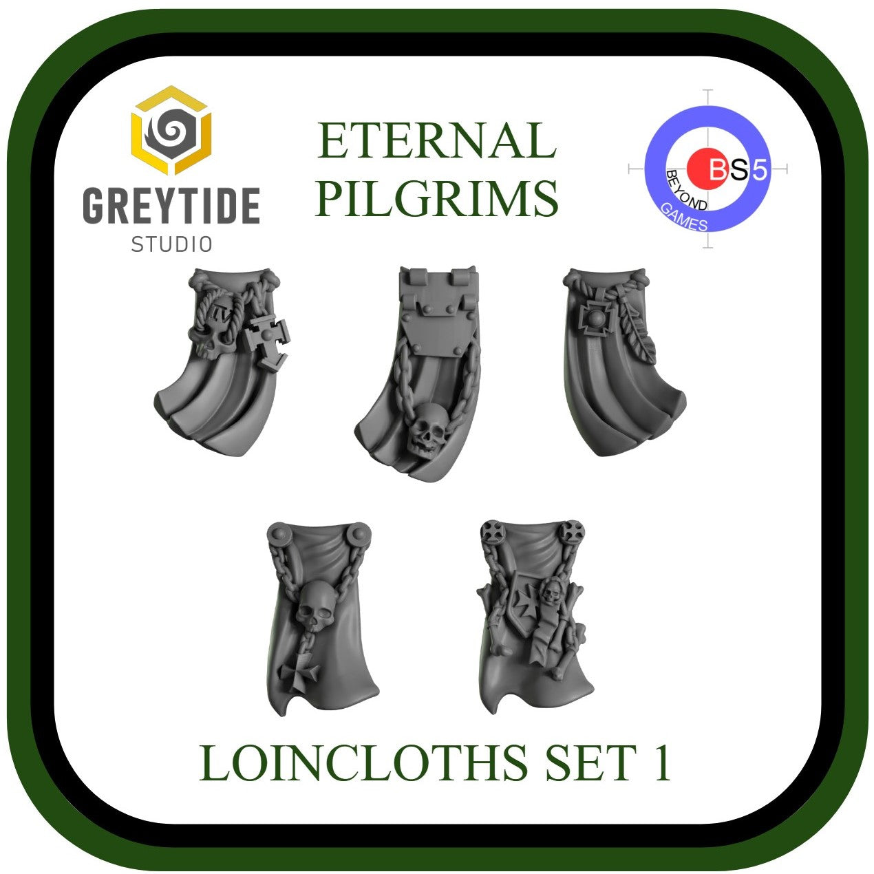 Loincloths Set 1 - Eternal Pilgrims - GreyTide Studio