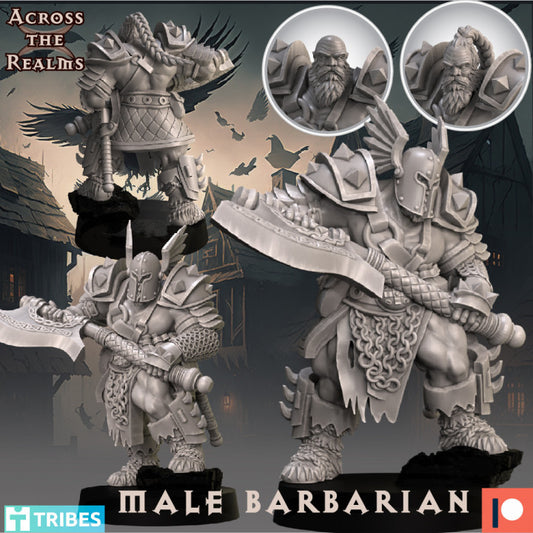 Male Barbarian - Across the Realms