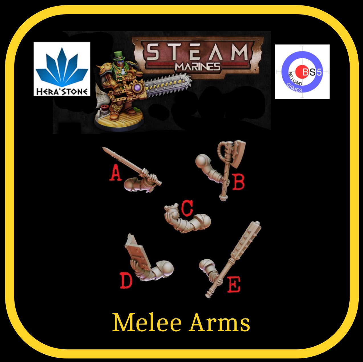 Melee Arms - Steam Marines