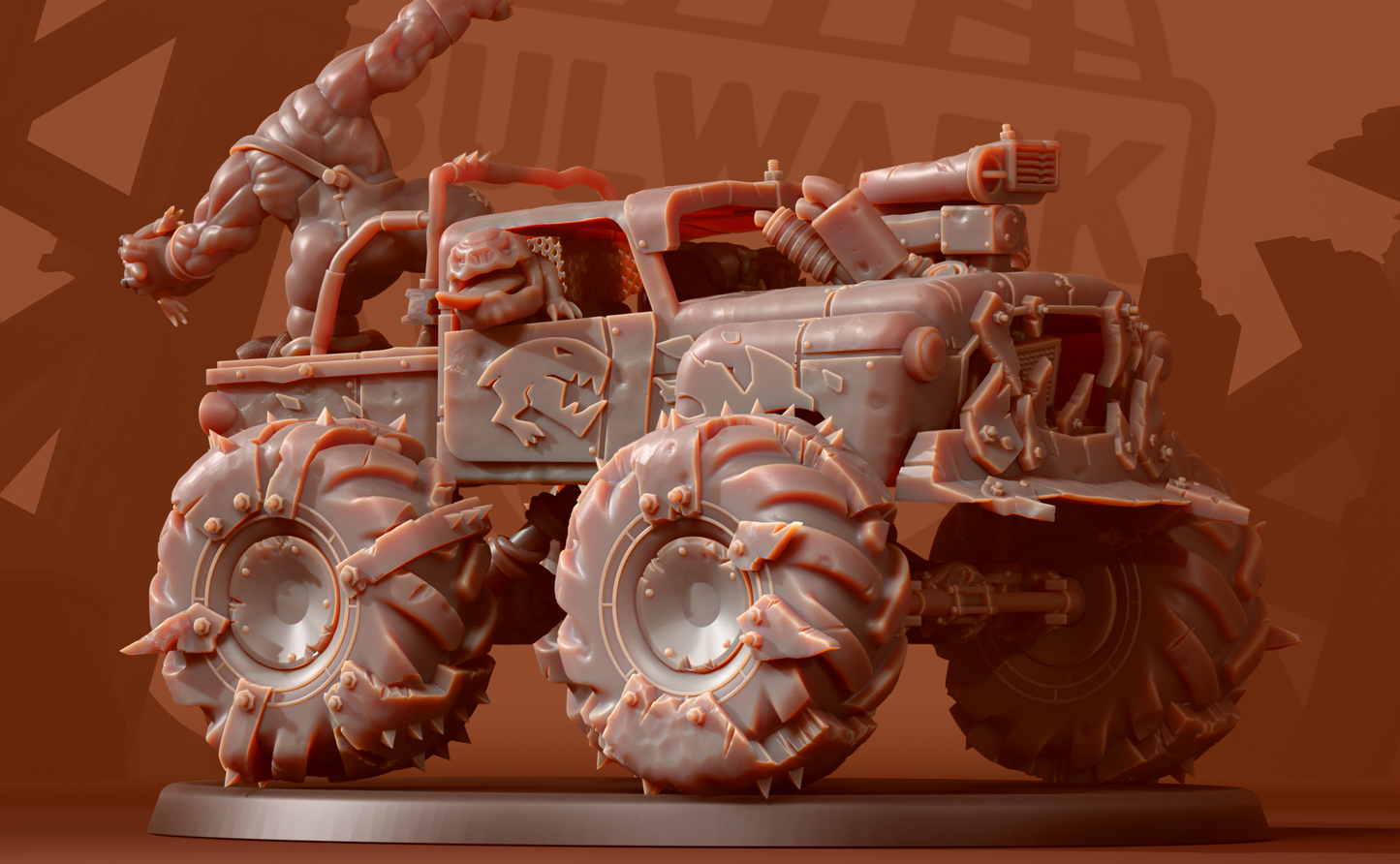 Buggy Monster Wheels - Bulwark Gaming