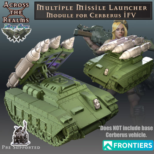 Lanceur de missiles multiples pour Cerberus IFV - Pinup Corps