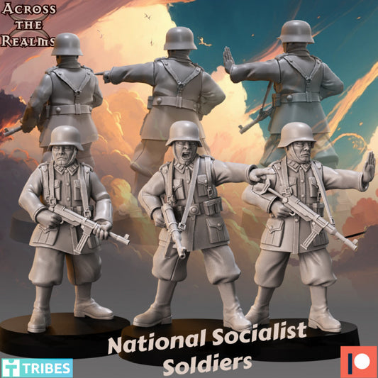 National Socialist Soldiers - Across the Realms