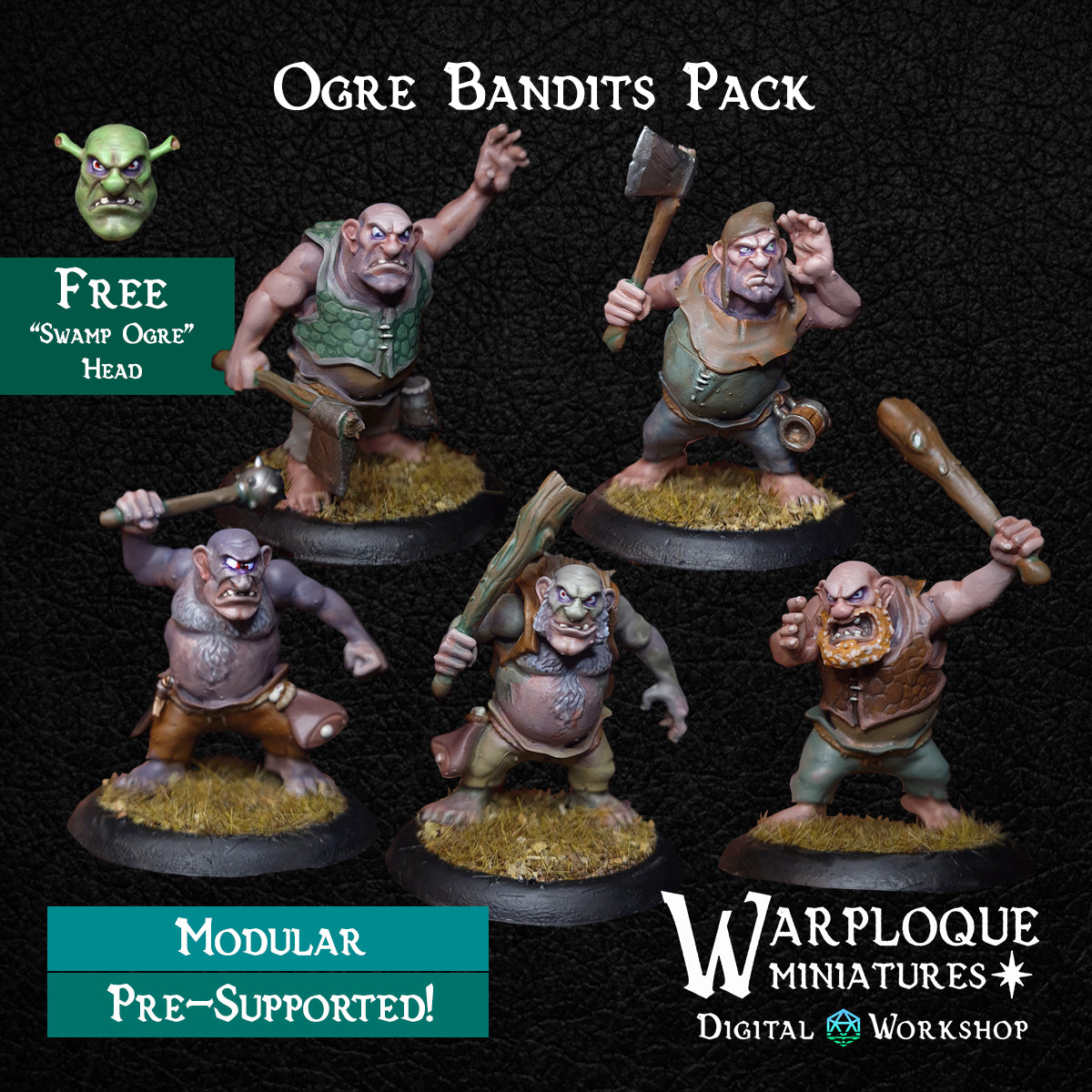 Ogre Warband - Warp Miniatures