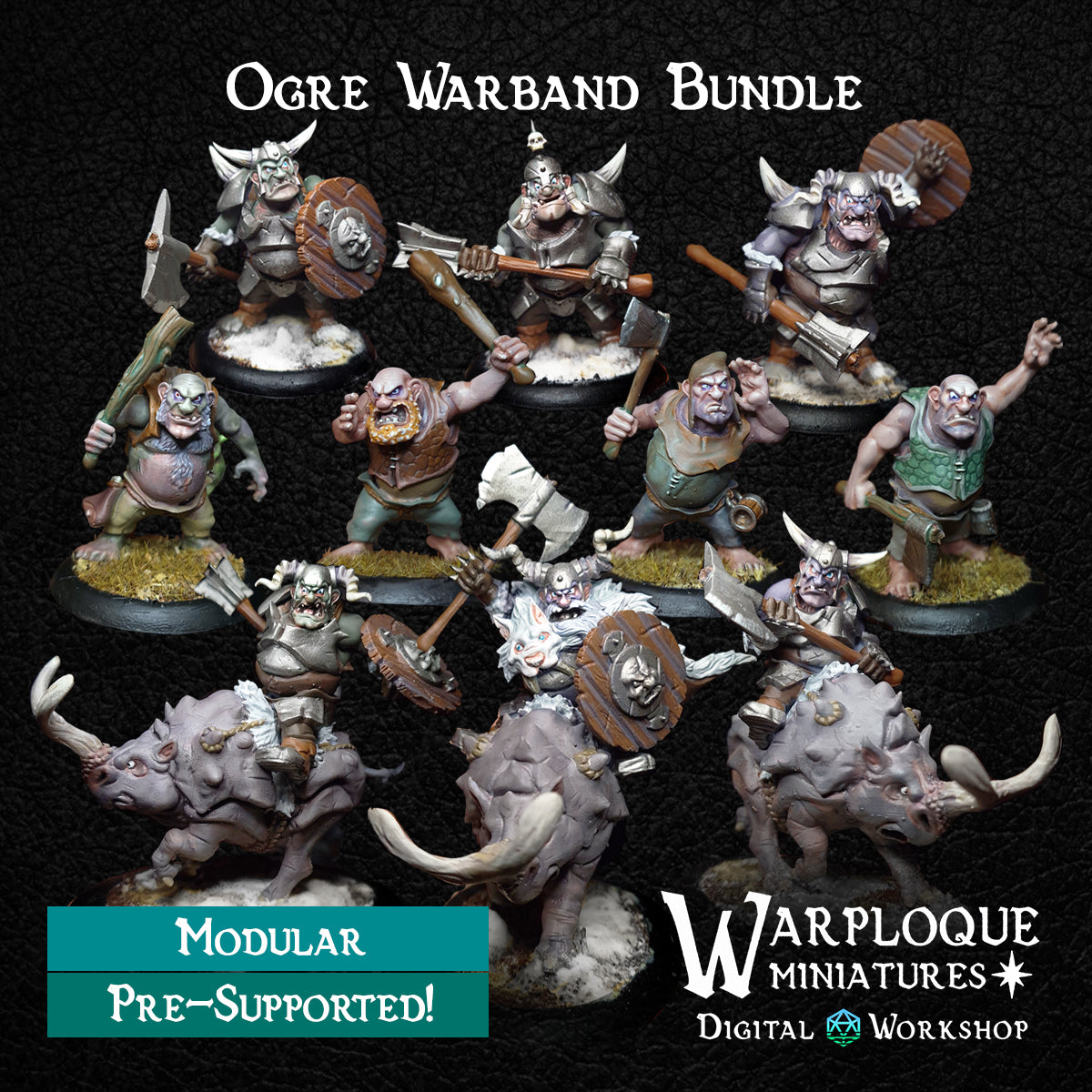 Ogre Warband - Warp Miniatures