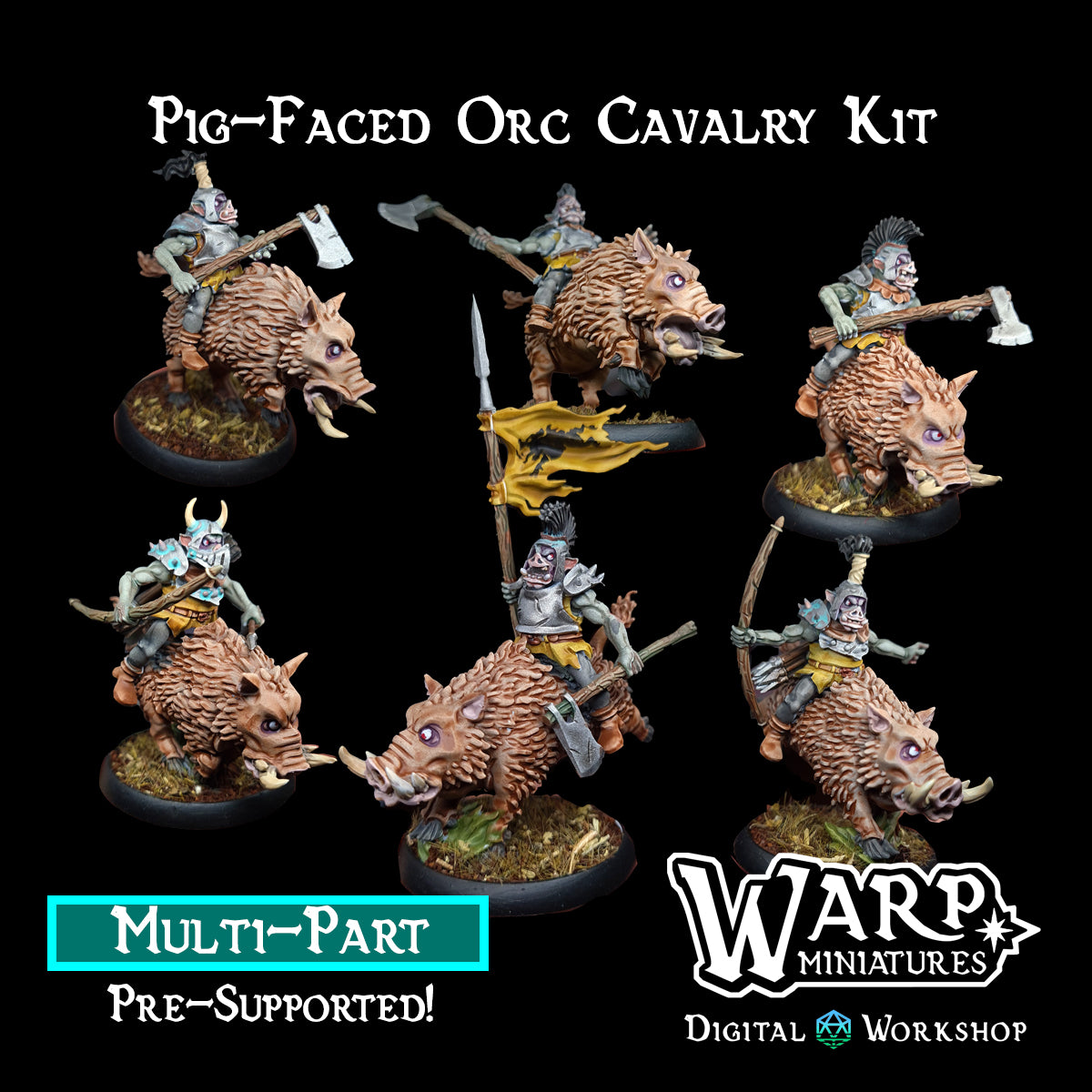 Pig-Faced Orcs - Warp Miniatures