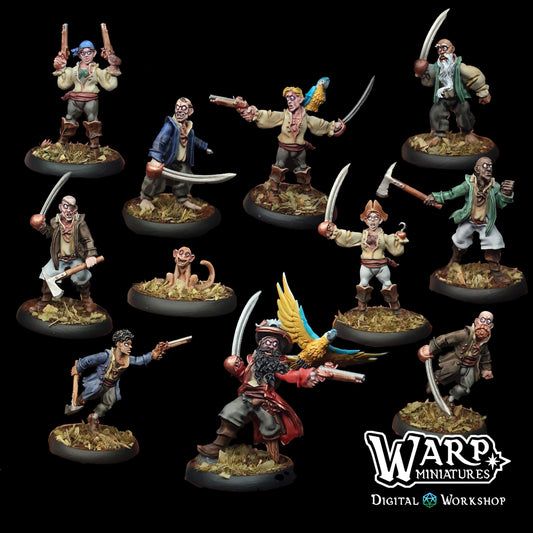 Pirate Crew Kit - Warp Miniatures