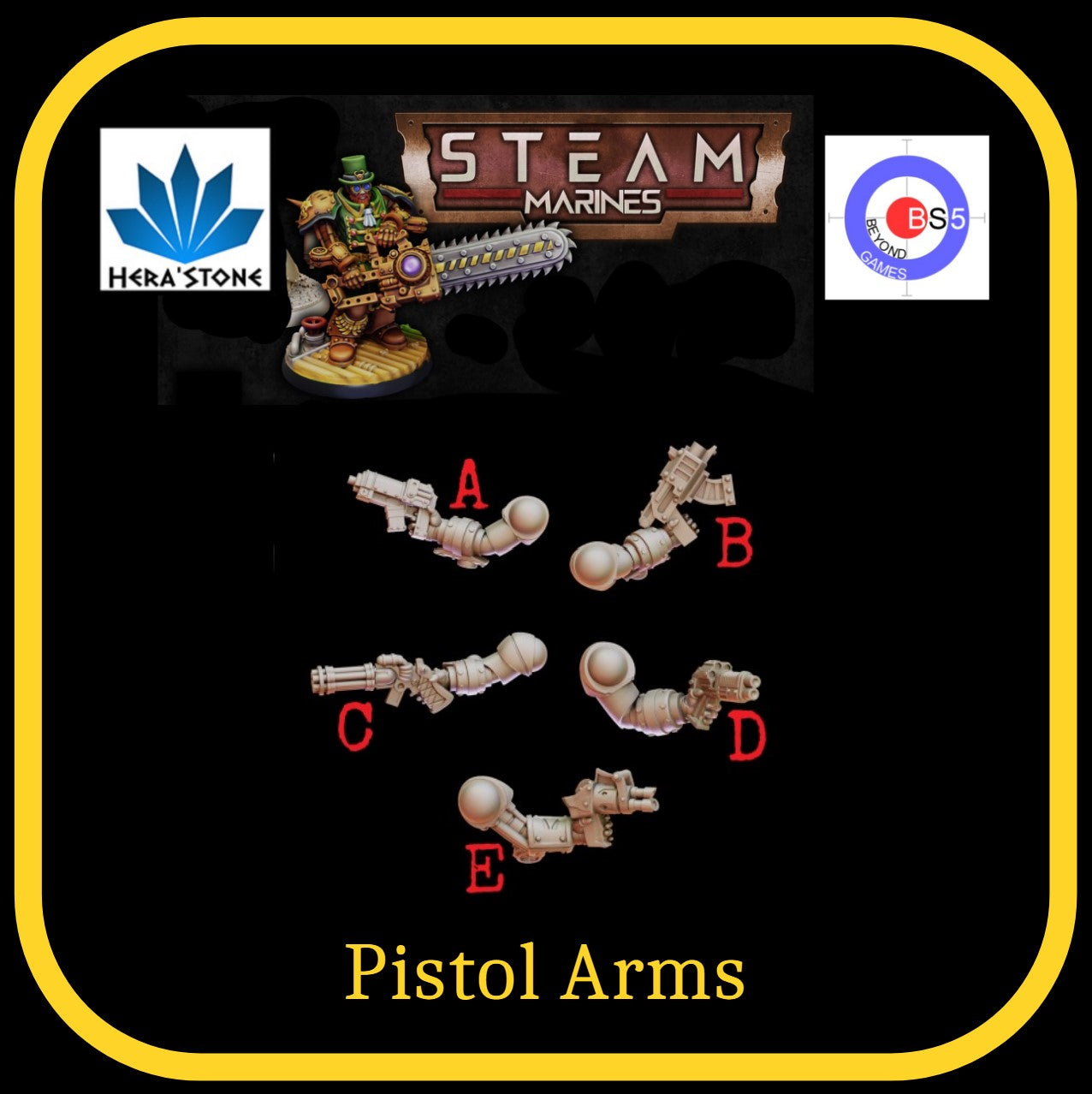 Pistol Arms - Steam Marines