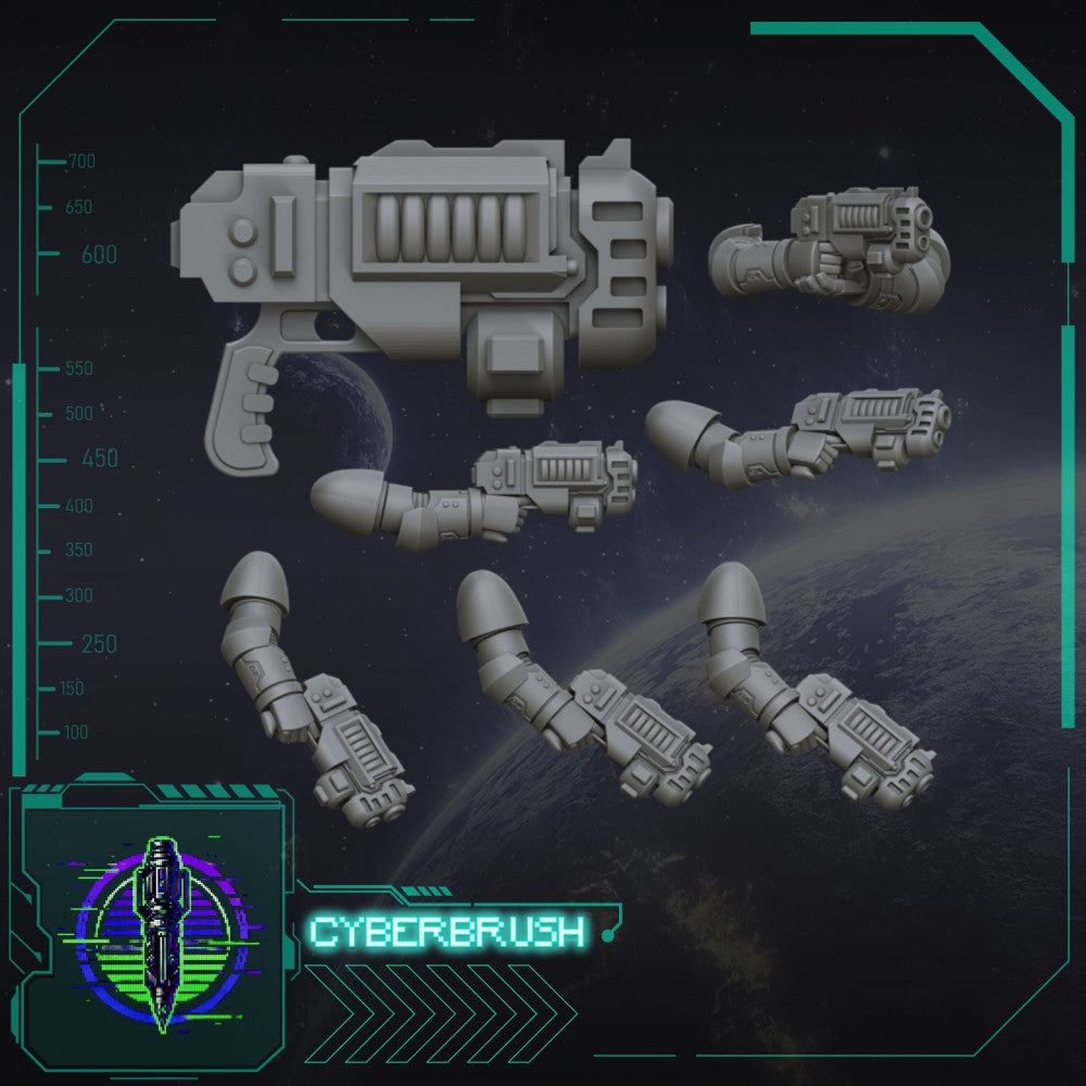 Plasma Pistol Set - Cyberbrush