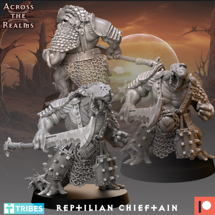 Reptilian Chieftain - Across the Realms