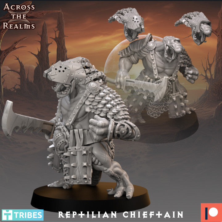 Reptilian Chieftain - Across the Realms