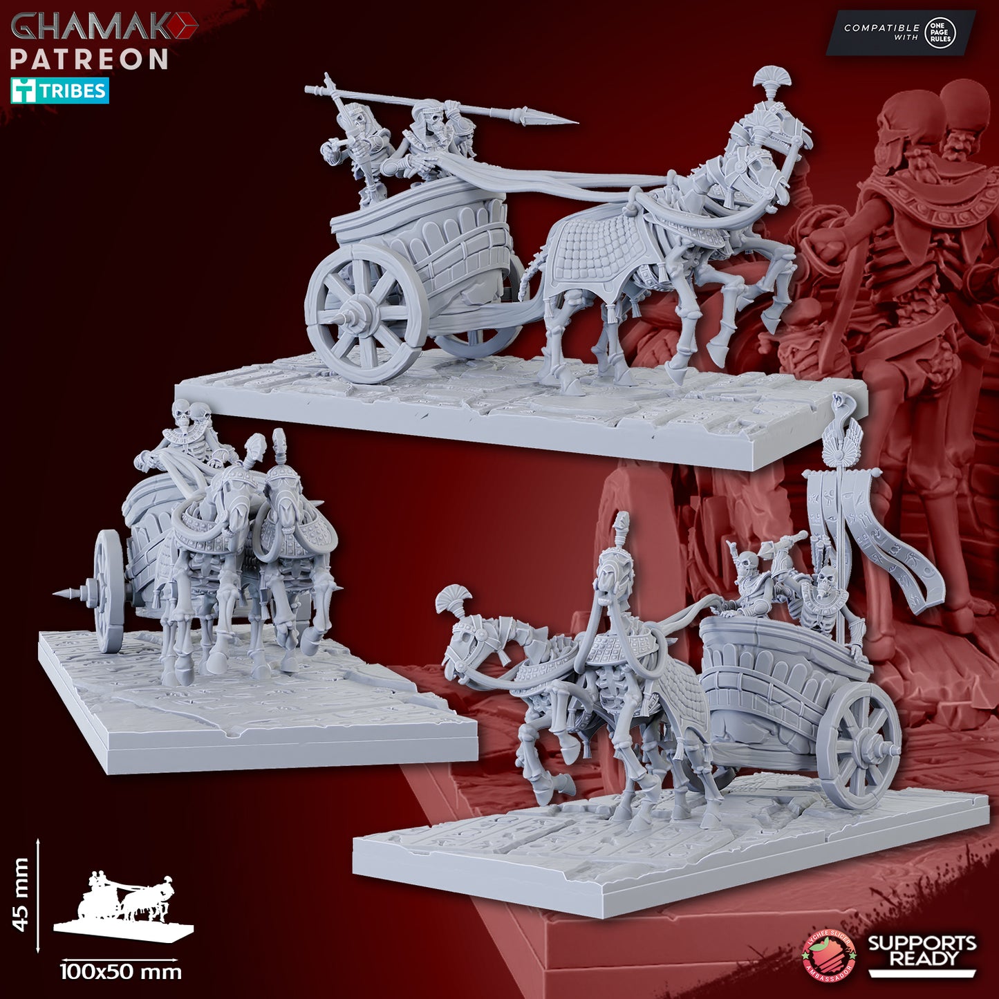 Sand Skeleton Chariots - Undead Pharaohs