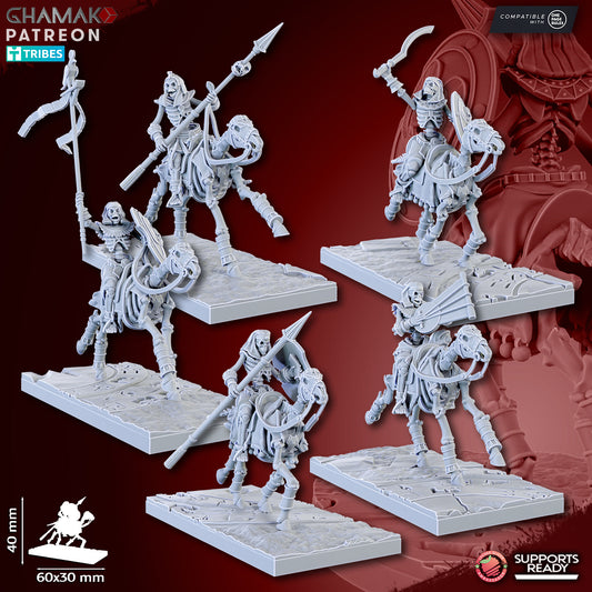 Sand Skeleton Horsemen - Undead Pharaohs