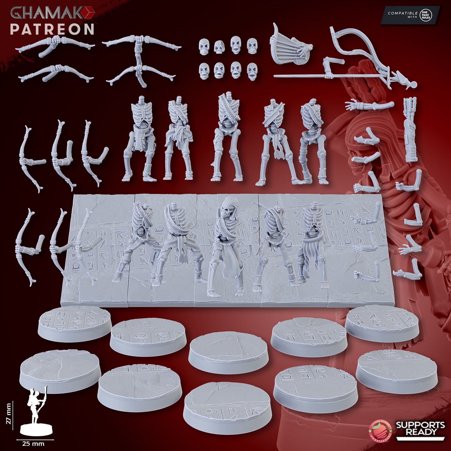 Sand Skeletons Archers - Undead Pharaohs