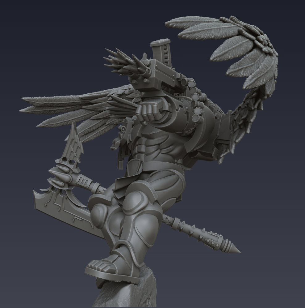 Sanguinary Angel 2 - BloodBound BattleGears - Cyberbrush_3D_Pulses