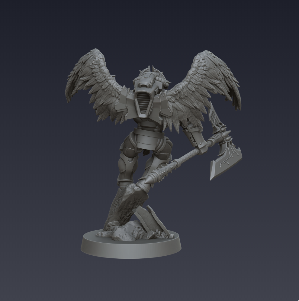 Sanguinary Angel 2 - BloodBound BattleGears - Cyberbrush_3D_Pulses