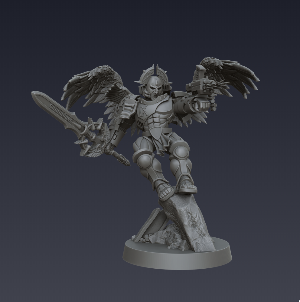 Sanguinary Angel 2 - BloodBound BattleGears - Cyberbrush_3D_Pulses