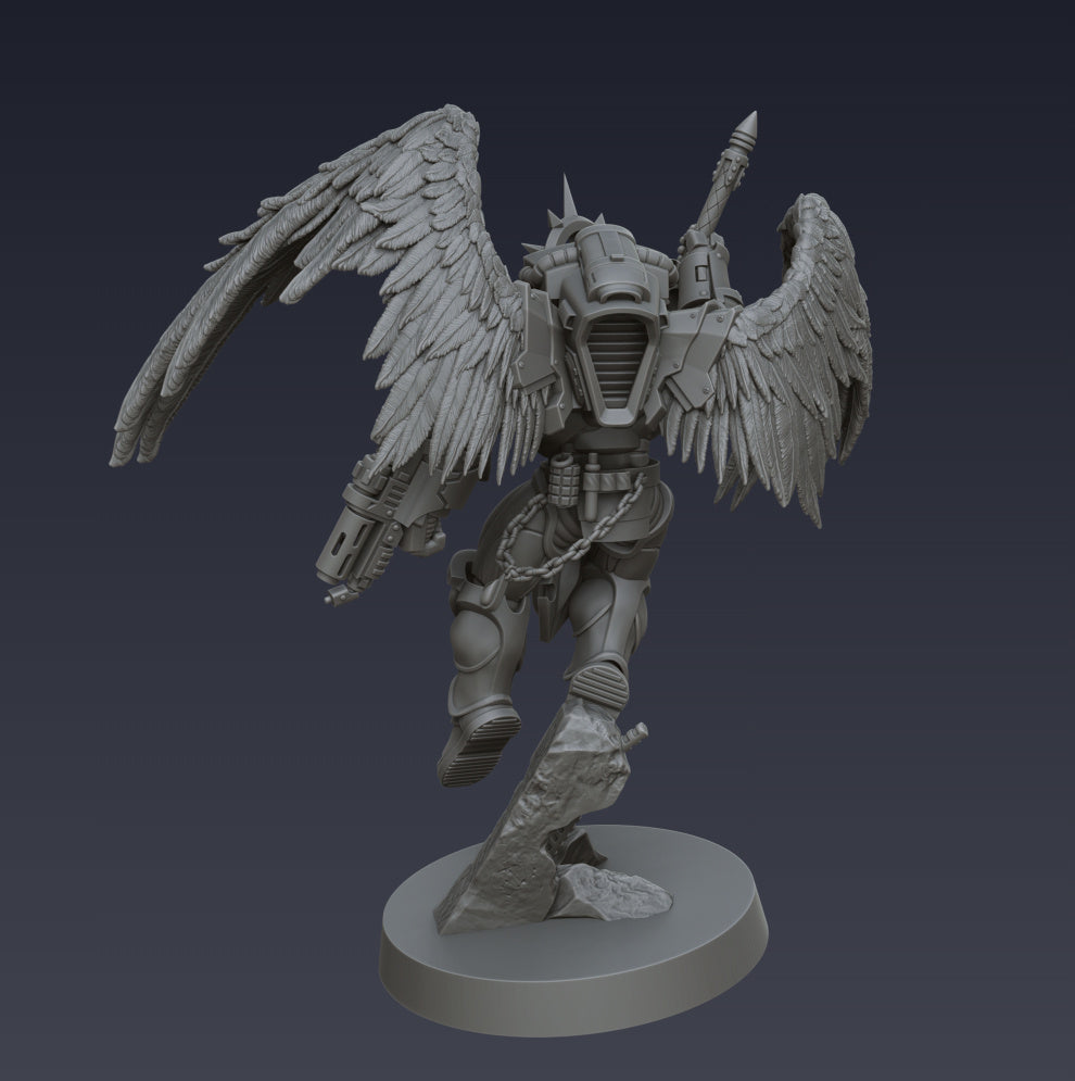 Sanguinary Angel 1 - BloodBound BattleGears - Cyberbrush_3D_Pulses