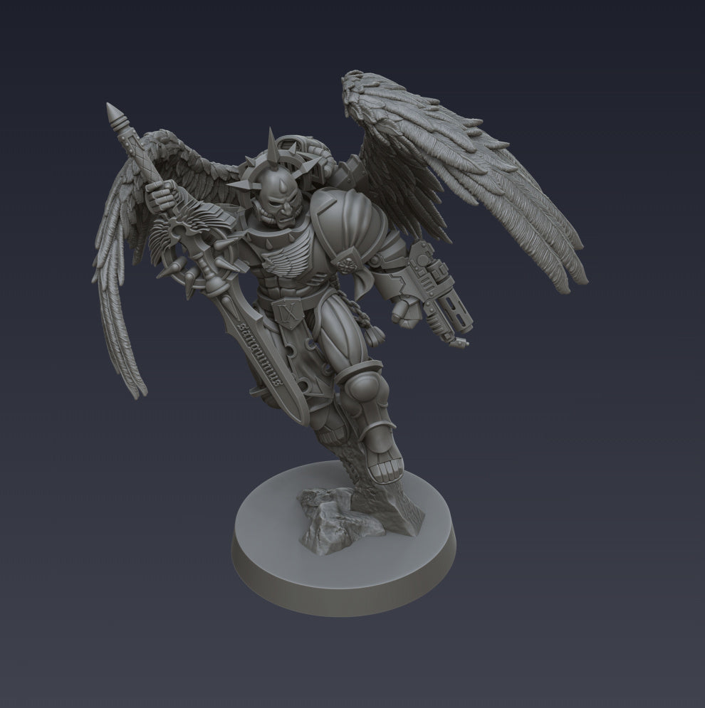 Sanguinary Angel 1 - BloodBound BattleGears - Cyberbrush_3D_Pulses