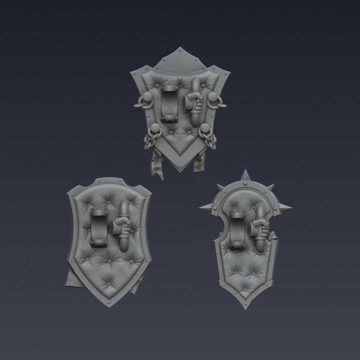 Shield Set - BloodBound BattleGears - Cyberbrush_3D_Pulses