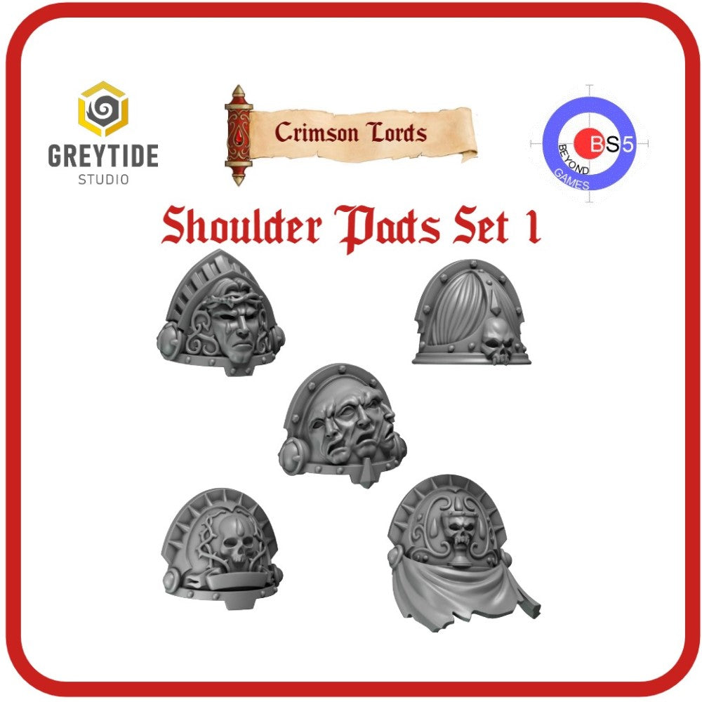 Shoulder Pads Set 1 - Crimson Lords