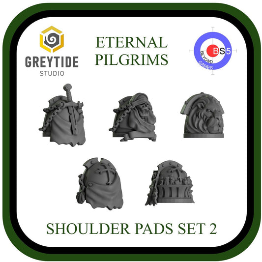 Shoulder Pads Set 2 - Eternal Pilgrims - GreyTide Studio