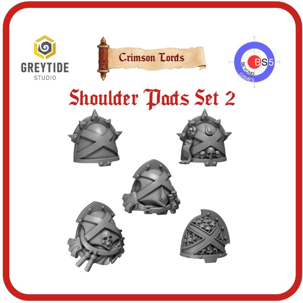 Shoulder Pads Set 2 - Crimson Lords