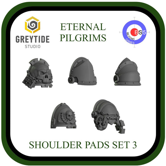 Shoulder Pads Set 3 - Eternal Pilgrims - GreyTide Studio