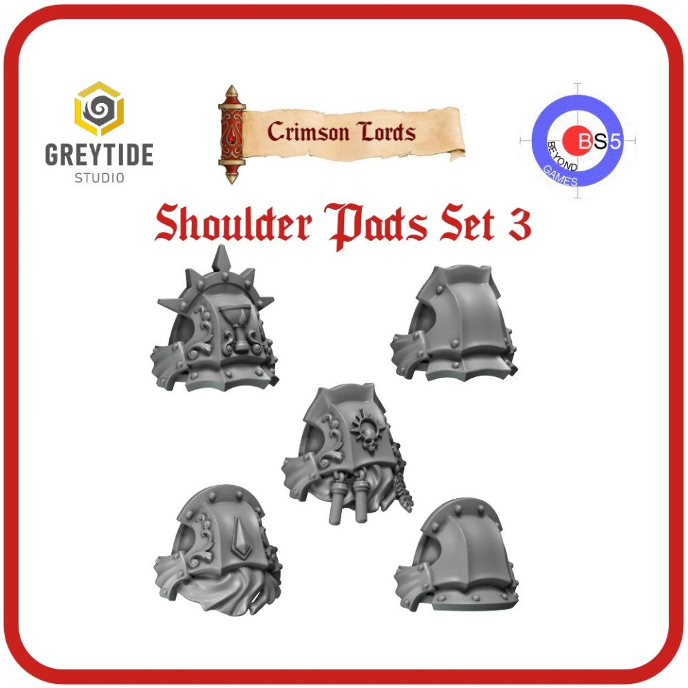 Shoulder Pads Set 3 - Crimson Lords