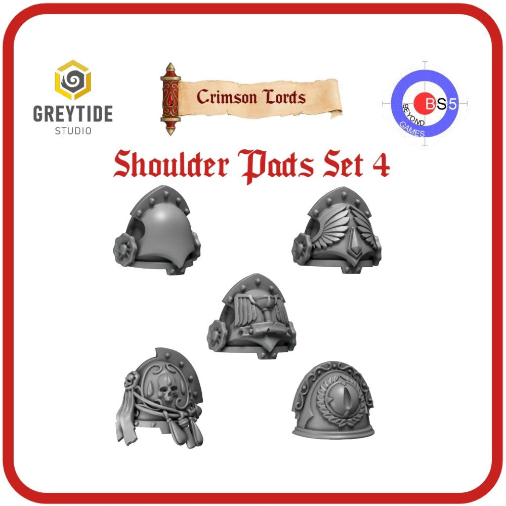 Shoulder Pads Set 4 - Crimson Lords