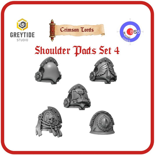 Shoulder Pads Set 4 - Crimson Lords