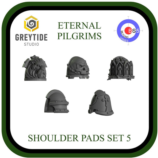 Épaulières Set 5 - Pèlerins éternels - GreyTide Studio