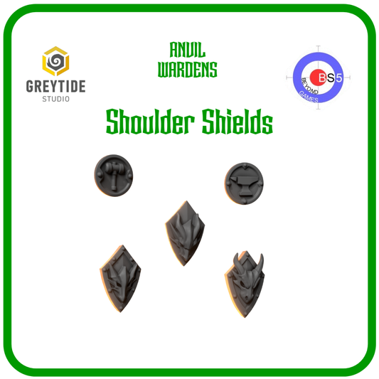 Shoulder Shields - Anvil Wardens - Greytide Studio