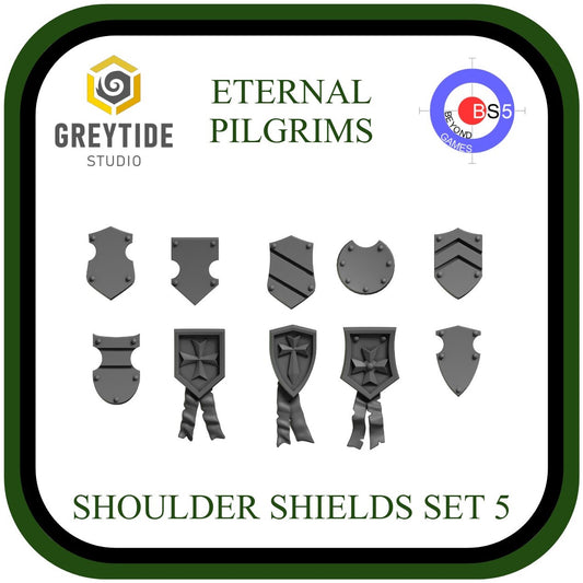 Shoulder Shields Set 5 - Eternal Pilgrims - GreyTide Studio