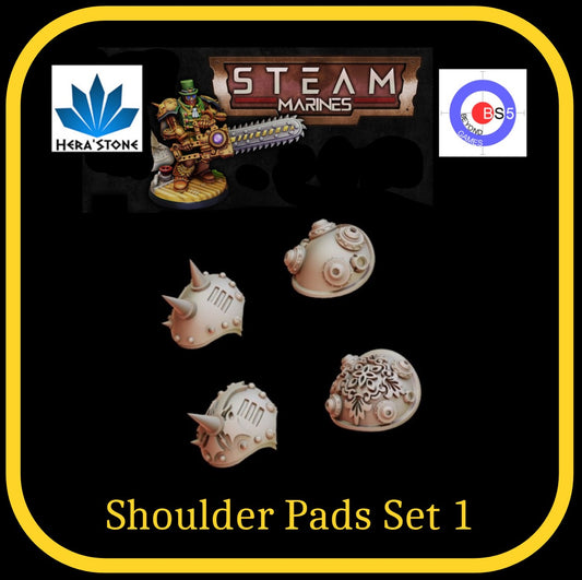 Shoulder Pads Set 1 - Steam Marines