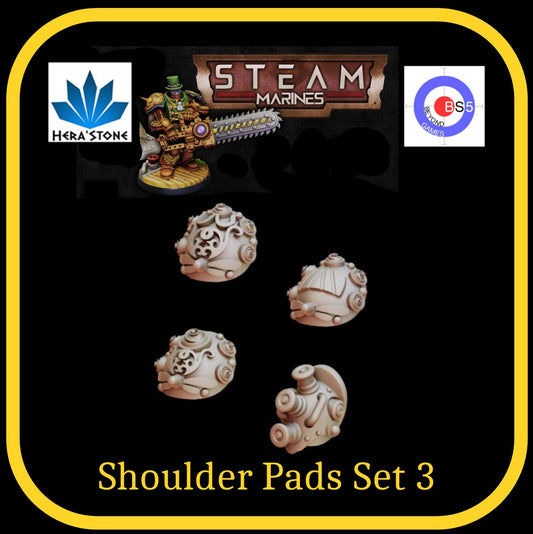 Shoulder Pads Set 3 - Steam Marines