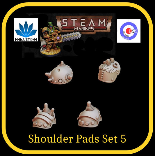 Shoulder Pads Set 5 - Steam Marines