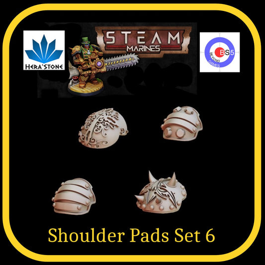 Shoulder Pads Set 6 - Steam Marines