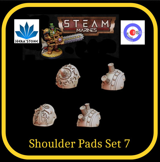 Shoulder Pads Set 7 - Steam Marines