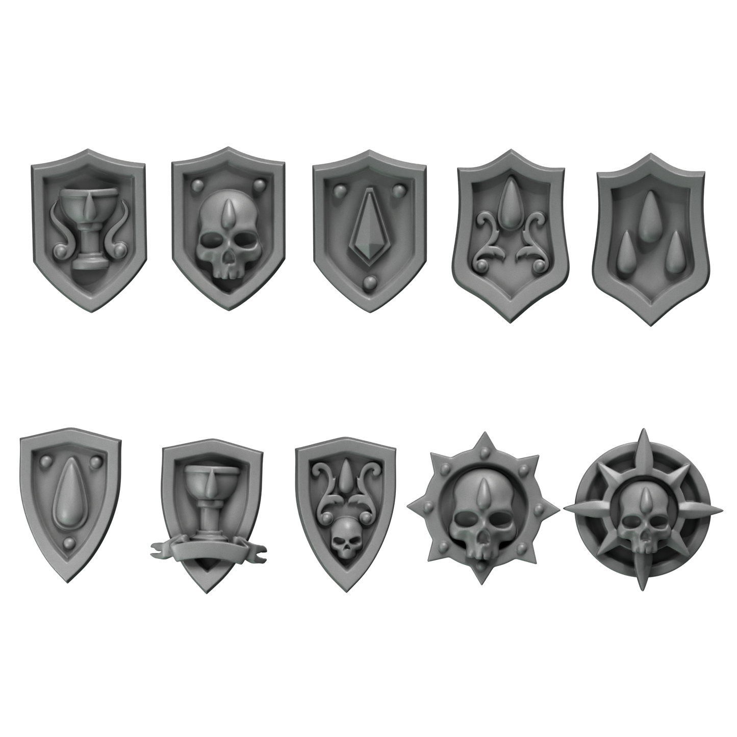 Shoulder Shields - Crimson Lords