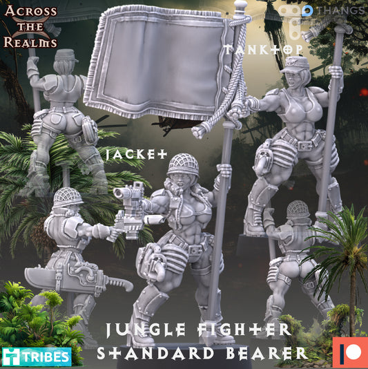 Jungle Fighter Standard Bearer - Pinup Corps