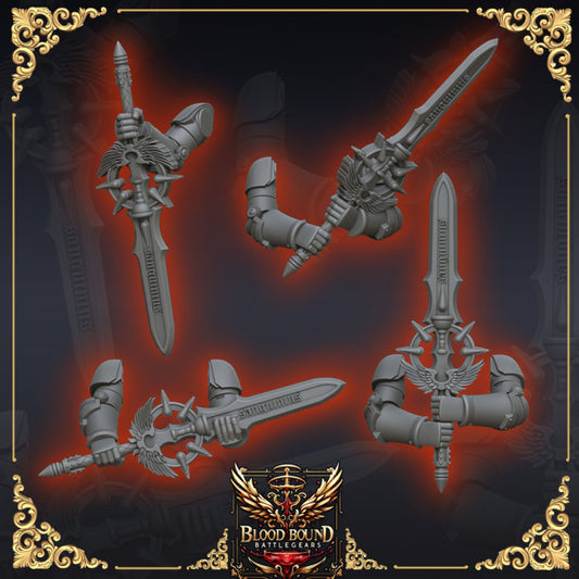 Sword Set - BloodBound BattleGears - Cyberbrush_3D_Pulses